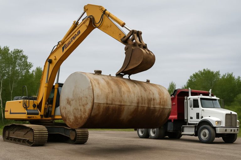 Aboveground Fuel Tank Removal in Canada