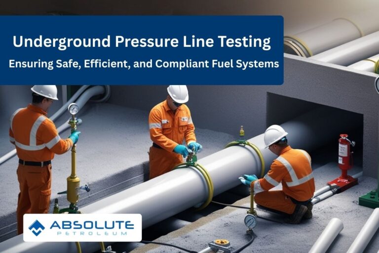 Underground Pressure Line Testing