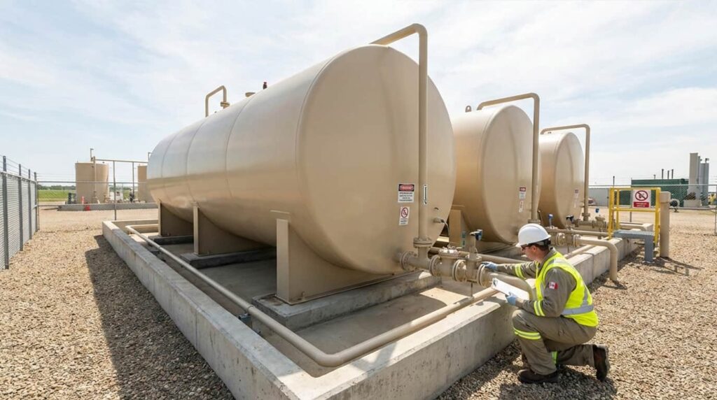 Above Ground Tank Inspections in Manitoba